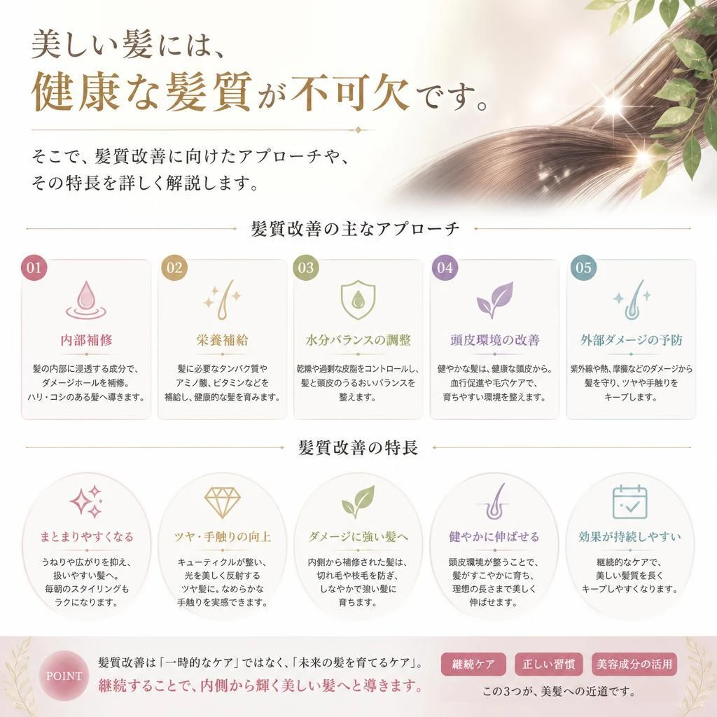髪質改善の重要性