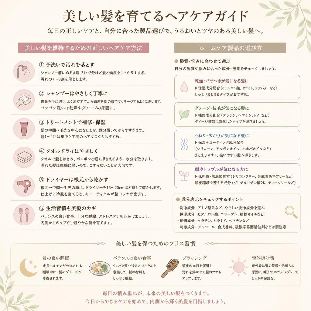 4. ヘアケアの秘訣